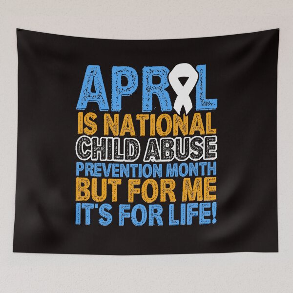 Item preview, April Child Abuse Prevention Awareness Blue Ribbon Support designed and sold by TomGiantDesigns.