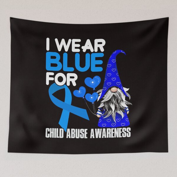 Item preview, Blue Ribbon For Child Abuse Awareness Prevention Month April designed and sold by TomGiantDesigns.