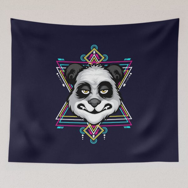 Item preview, Panda Head Sacred Geometry designed and sold by simplife-art.