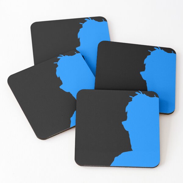 Item preview, Teachurb Looks Left Silhouette Gamer Brand Streamer Blue designed and sold by TeachUrb.