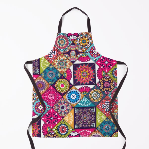 Item preview, Pink yellow and blue Portuguese tiles   designed and sold by anisbbmbrush.