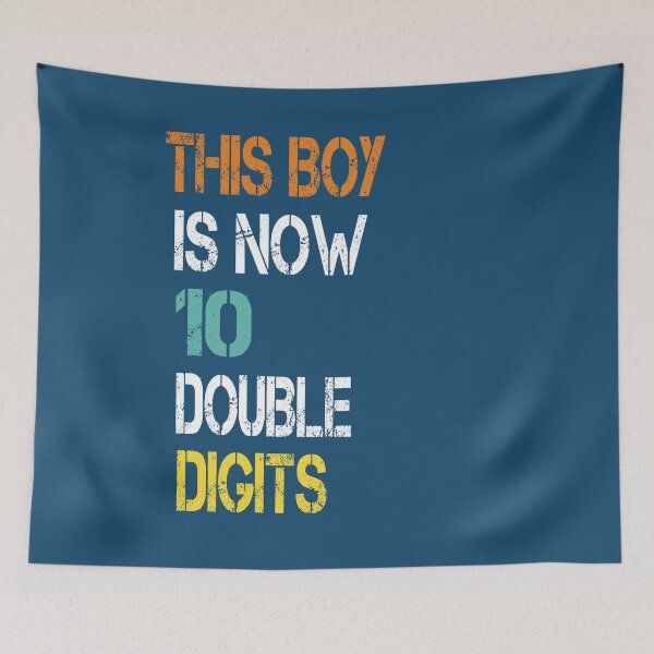Item preview, This Boy Is Now 10 Double Digits Shirt 10th birthday Gift designed and sold by STORHAMIDO.