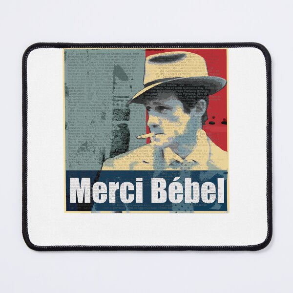 Item preview, Merci Bébel T-shirt in memory of French actor designed and sold by Rachelle0Utz.