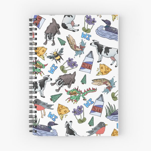 Item preview, Wisconsin State Symbols Pattern designed and sold by Leslie Peterson.