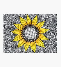 Sonnenblume-Muster Fotodruck