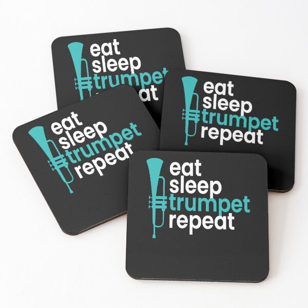 Item preview, Eat Sleep Trumpet Repeat Musicans PAinot designed and sold by SungJose2.