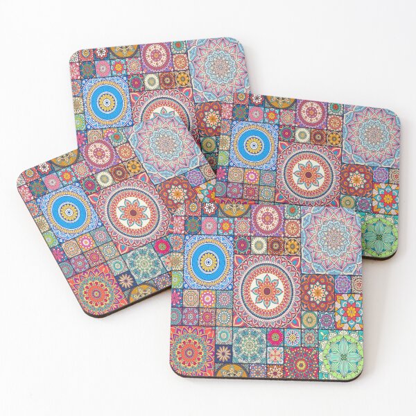 Item preview, Copy of Turquoise green and orange Portuguese tile designed and sold by anisbbmbrush.