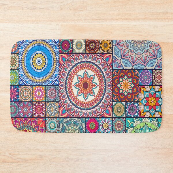 Item preview, Copy of Turquoise green and orange Portuguese tile designed and sold by anisbbmbrush.