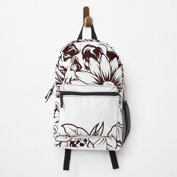 Item preview, Skull with flowers and dark red snakes designed and sold by Proud Pro Gifts.