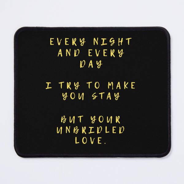 Item preview, Every Night And Every Day I Try T Make Yu Stay Graphic designed and sold by SungJose2.