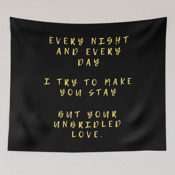 Item preview, Every Night And Every Day I Try T Make Yu Stay Graphic designed and sold by SungJose2.