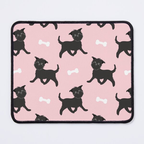 Item preview, Cute Affenpinscher Dog - Pink background designed and sold by Lulupainting.