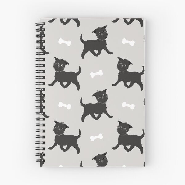 Item preview, Cute Affenpinscher Dog - Gray background designed and sold by Lulupainting.