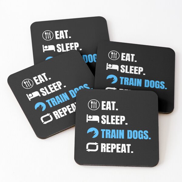 Item preview, Vintage Eat Sleep Train Dogs Bold Typography  designed and sold by X-Trends.