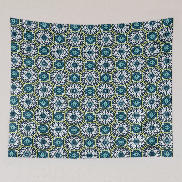 Item preview, Blue turquoise Traditional  Portuguese tile designed and sold by anisbbmbrush.