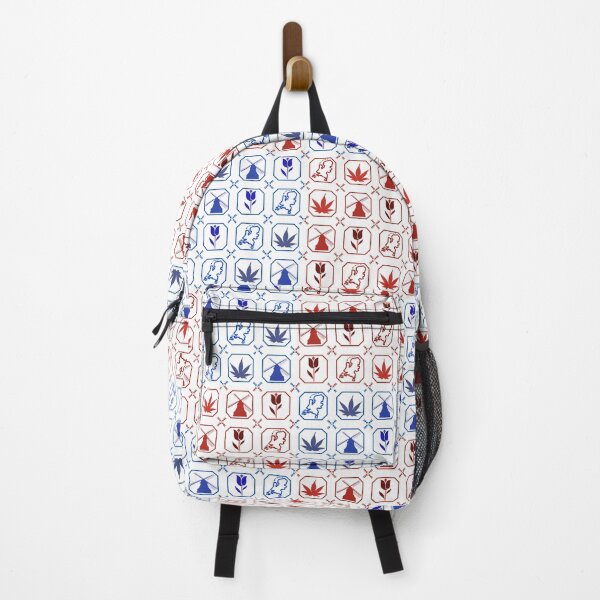 Item preview, Blue and Red Holland Tulip Windmill Weed Netherlands designed and sold by FunForShop.