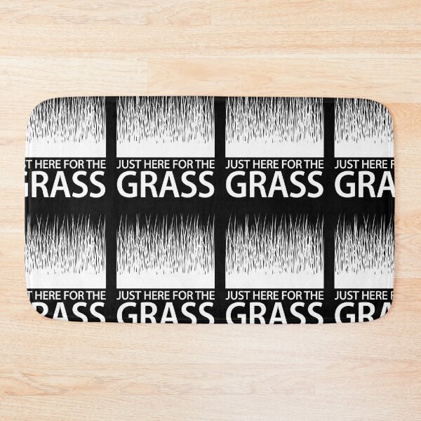 Item preview, Here For The Grass Funny Lawn Care Specialist Party Joke designed and sold by GravitiTees.