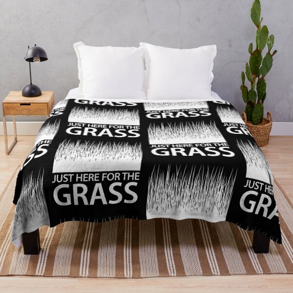 Item preview, Here For The Grass Funny Lawn Care Specialist Party Joke designed and sold by GravitiTees.