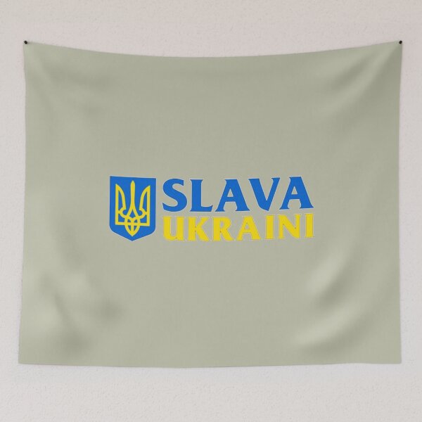 Item preview, Slava Ukraini flag of Ukraine slava ukrayini designed and sold by DavidsonHello.