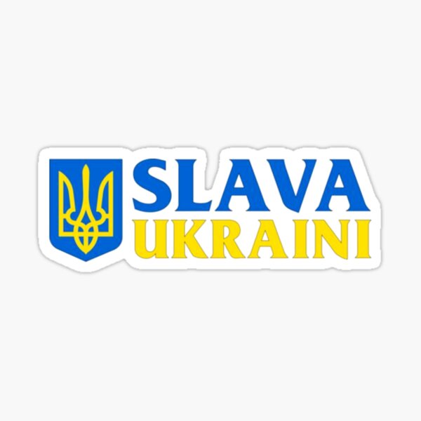 Artikel-Vorschau von Slava Ukraini Flagge der Ukraine Slava Ukraini, designt und verkauft von DavidsonHello.