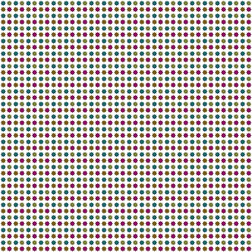 Artwork thumbnail, Colorful Star Pattern by Getchell-Design