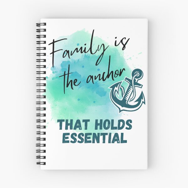 Artikelvorschau, Familie ist der Anker, der Essential hält entworfen und verkauft von StarbearQ.