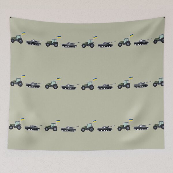 Item preview, Ukrainian Farmer Towing Russian Tank Funny designed and sold by DavidsonHello.