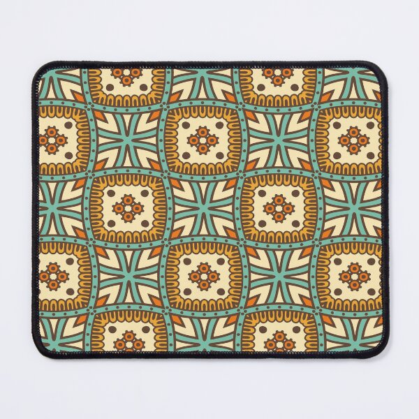 Item preview, Colorful brown and green Traditional Portuguese tile designed and sold by anisbbmbrush.