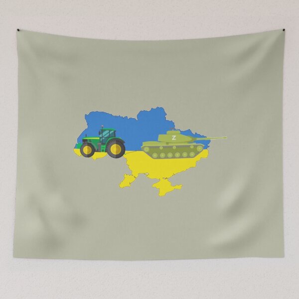 Item preview, Ukrainian Farmers Stole a Russian Tank designed and sold by DavidsonHello.