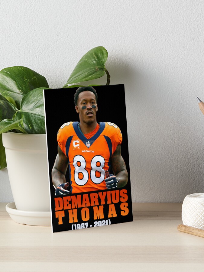 Joueur de football Demaryius Thomas, déchirer Demaryius Thomas' Art Board  Print for Sale by OliverMohr