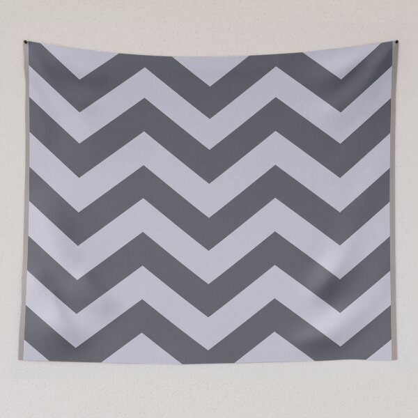 Item preview, Grey ZigZag Curved Pattern designed and sold by Yeldiz.