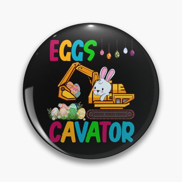 Item preview, EggsCavator Happy Easter Funny Excavator Hunting for Kids designed and sold by VisualPretty.