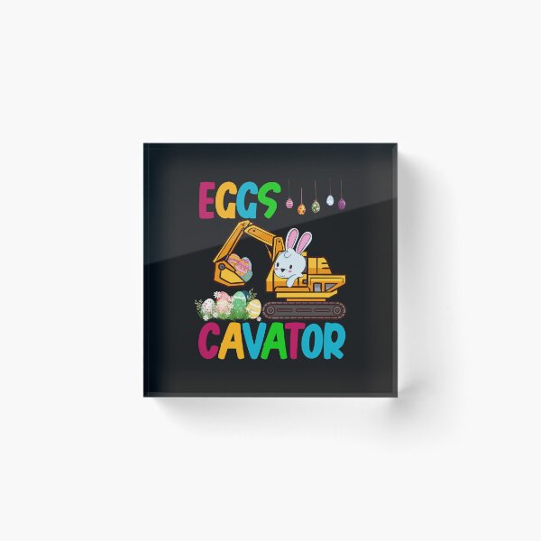 Item preview, EggsCavator Happy Easter Funny Excavator Hunting for Kids designed and sold by VisualPretty.
