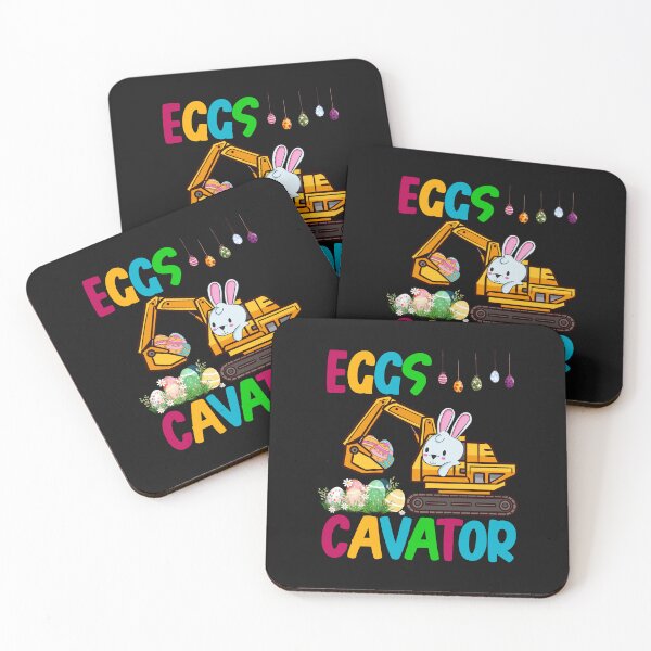Item preview, EggsCavator Happy Easter Funny Excavator Hunting for Kids designed and sold by VisualPretty.