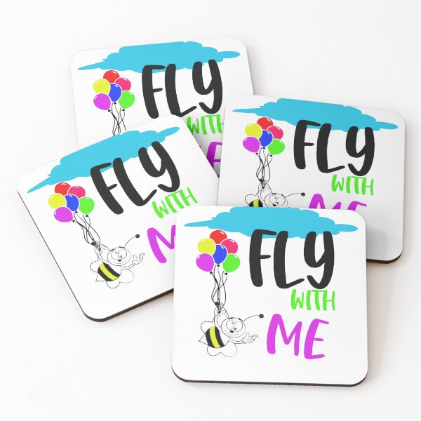 Item preview, Fly with me - bee balloon Save the earth designed and sold by VitoTDesign.