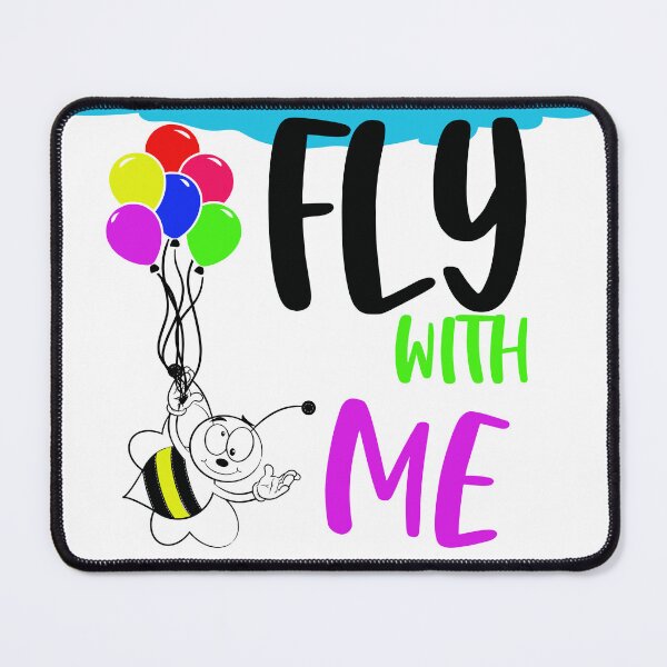 Item preview, Fly with me - bee balloon Save the earth designed and sold by VitoTDesign.
