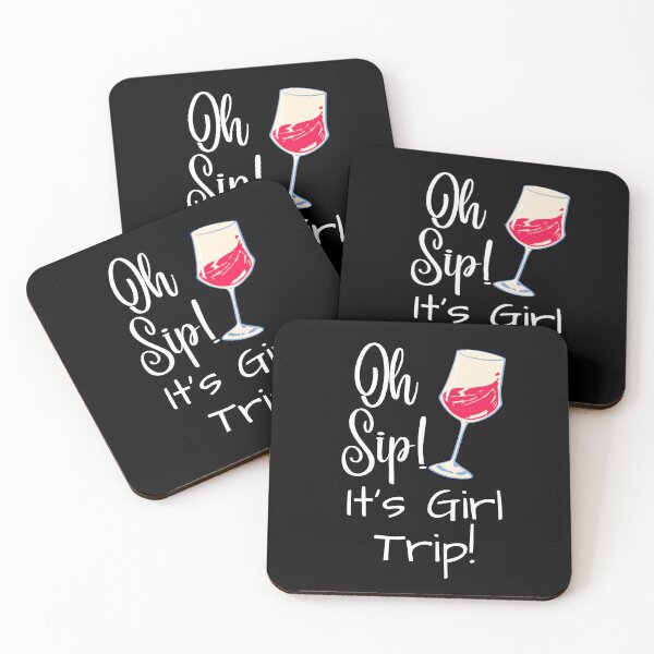 Item preview, Oh sip It's Girl Trip Cursive Typography  designed and sold by X-Trends.