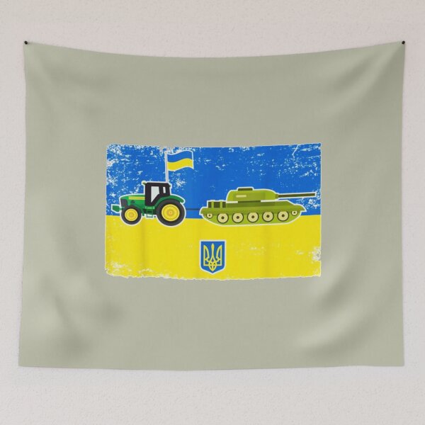 Item preview, Ukrainian Farmer Steals Ukrainian Farmer Tank designed and sold by DavidsonHello.