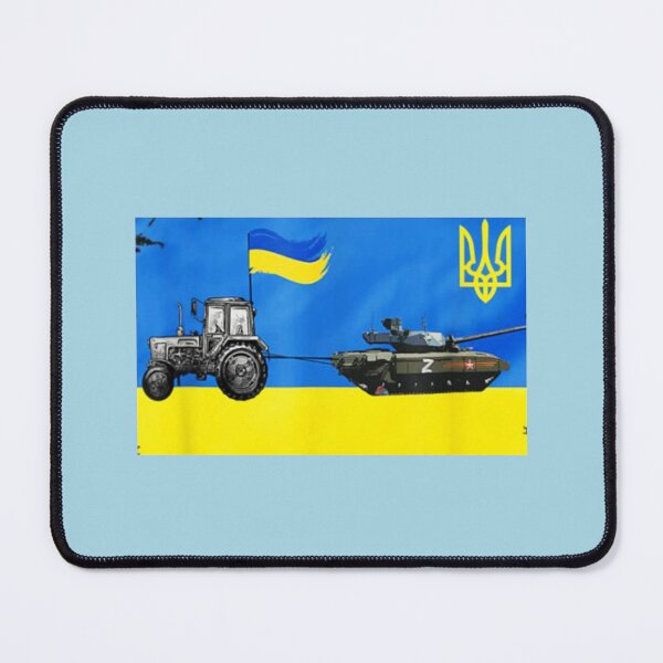 Item preview, Ukrainian tractor pulling a tank in farm funny funny designed and sold by DavidsonHello.