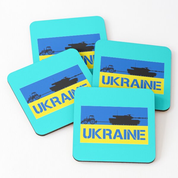 Item preview, Ukrainian tractor pulling a tank in farm funny designed and sold by DavidsonHello.
