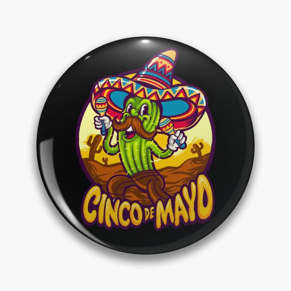 Item preview, Cinco De Mayo Mexican Fiesta Cactus Playing Maraca designed and sold by Fabvity.