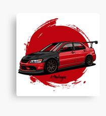 Evo IX Canvas Print
