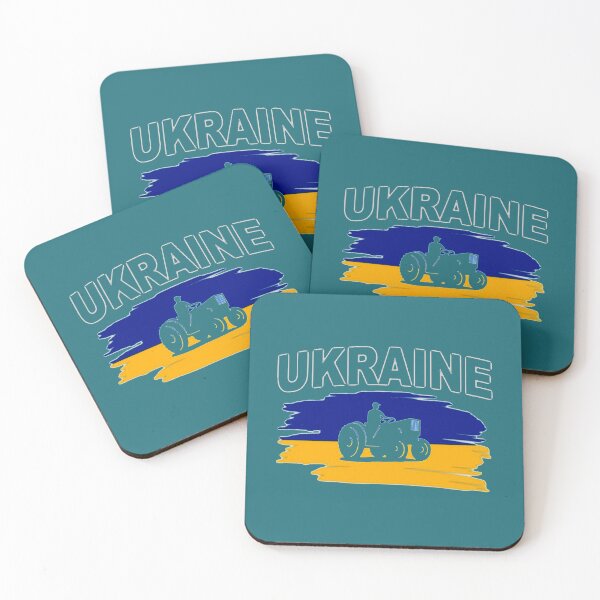Item preview, Ukraine Ukrainan Flag Tractor designed and sold by DavidsonHello.