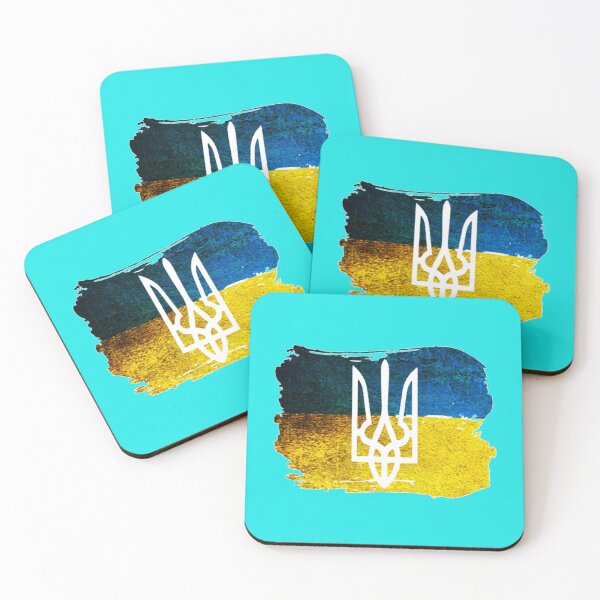 Item preview, Ukrainian Trident Symbols Ukraine Flag designed and sold by DavidsonHello.