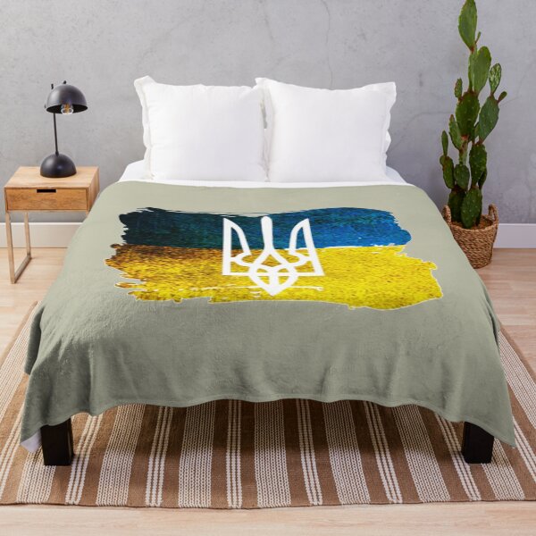 Item preview, Ukrainian Trident Symbols Ukraine Flag designed and sold by DavidsonHello.