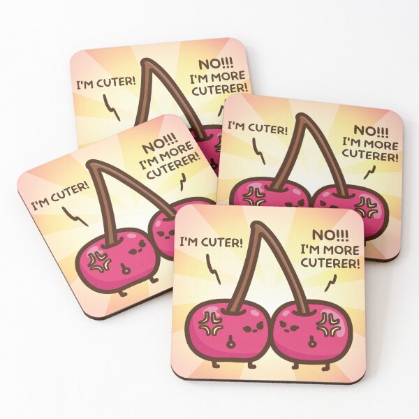 Item preview, Cute Squabbling Baby Cherries designed and sold by LifeOfAPotato.