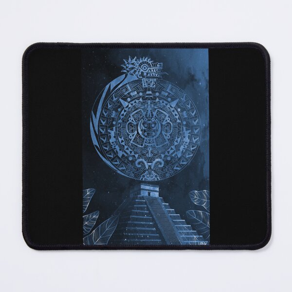 Item preview, the mexican pyramids in teotihuacan water dragon aztec calendar  designed and sold by AlexisThom3938.