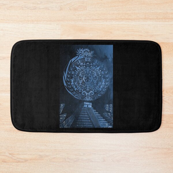 Item preview, the mexican pyramids in teotihuacan water dragon aztec calendar  designed and sold by AlexisThom3938.