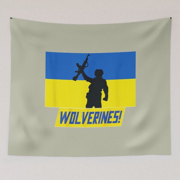Item preview, Ukraine Wolverines War National  designed and sold by DavidsonHello.