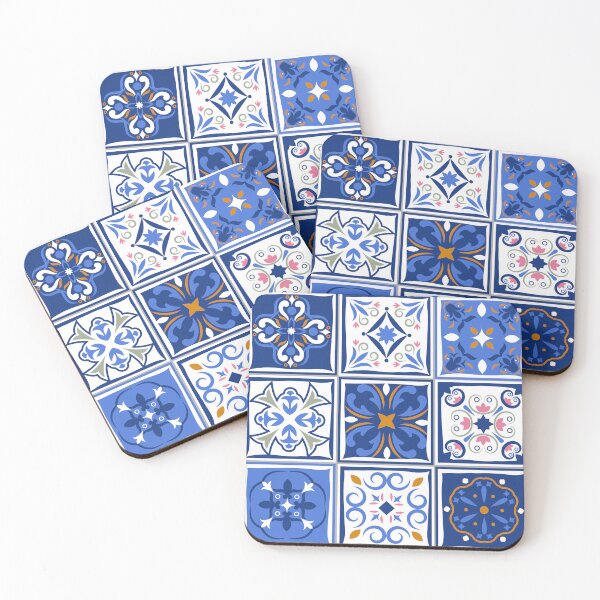 Item preview,  Blue and white Portuguese tile  designed and sold by anisbbmbrush.